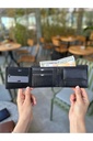 [240468418c5239cdd-M0] Hakiki Deri Erkek Cüzdan – Fermuarlı, Bozuk Paralı, İsim Yazılı | Tokyo 2404 | B2B (Napa Siyah) - Galeri Görseli 3