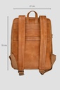 [1251685ba7697318c-M0] Hakiki Deri Unisex Sırt Çantası – Laptop Bölmeli, Suya Dayanıklı, Çok Gözlü | Roma 1251 | B2B (Tiguan Camel) - Galeri Görseli 2