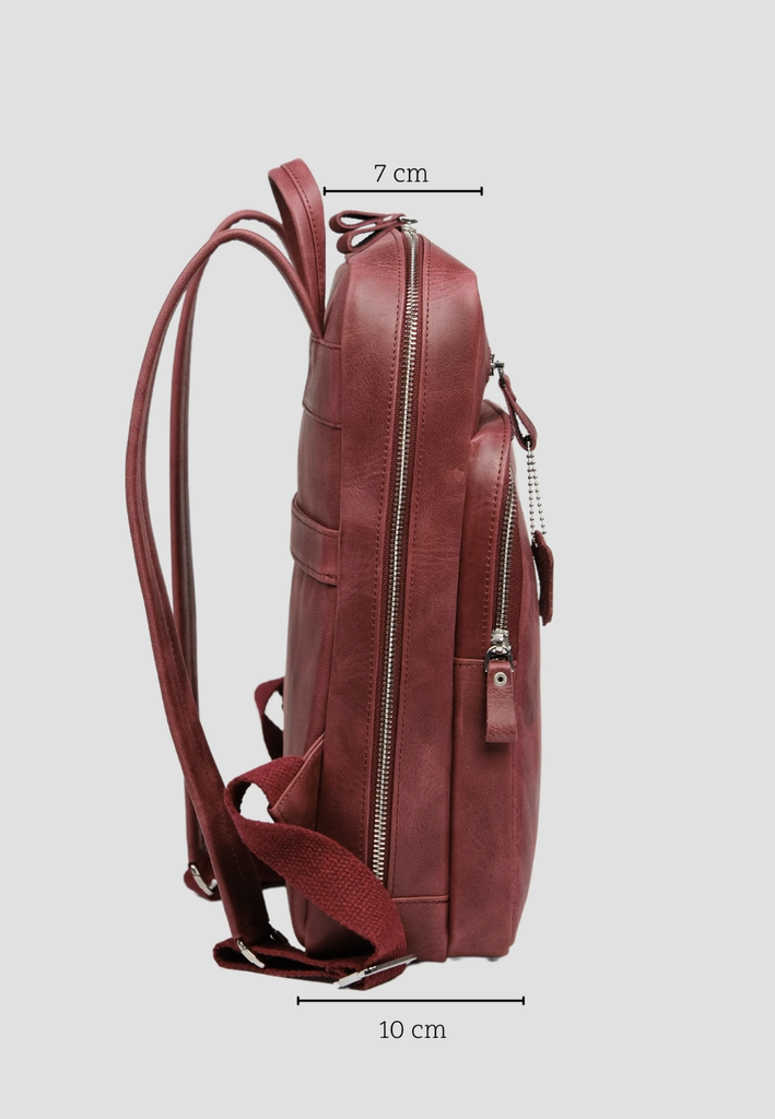 Roma 1251 Hakiki Deri Laptop Bölmeli Unisex Sırt Çantası 