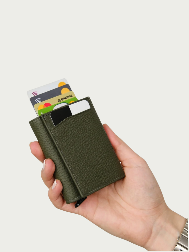 Retro 2660 Hakiki Deri Mekanizmalı Unisex Cüzdan 