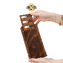 Hakiki Deri Cüzdan – Fermuarlı, Telefon Bölmeli, İsim Yazılı, Kişiye Özel | Lilyum 7286 