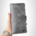 Hakiki Deri Unisex Cüzdan – Telefon Bölmeli, İsim Yazılı, Kişiye Özel | Twist 2323 