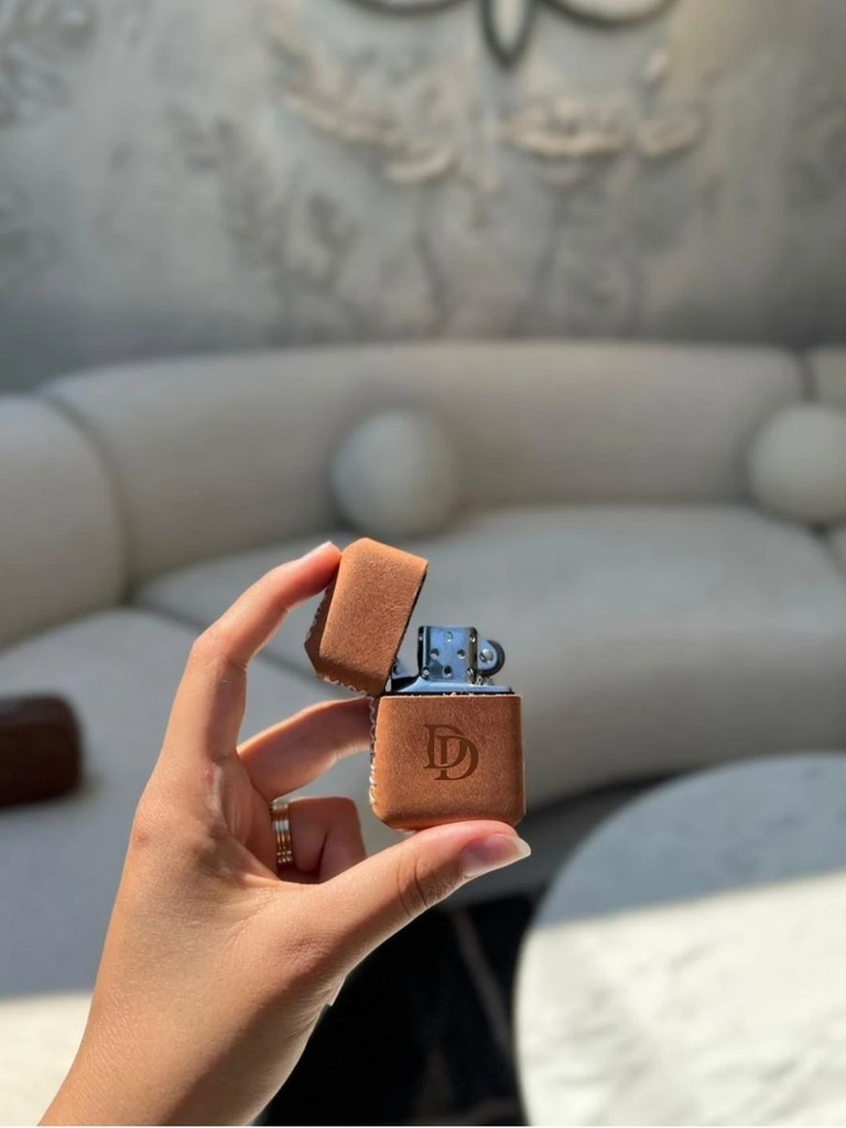 Zippo Çakmak ve Kılıfı Hakiki Deri 
