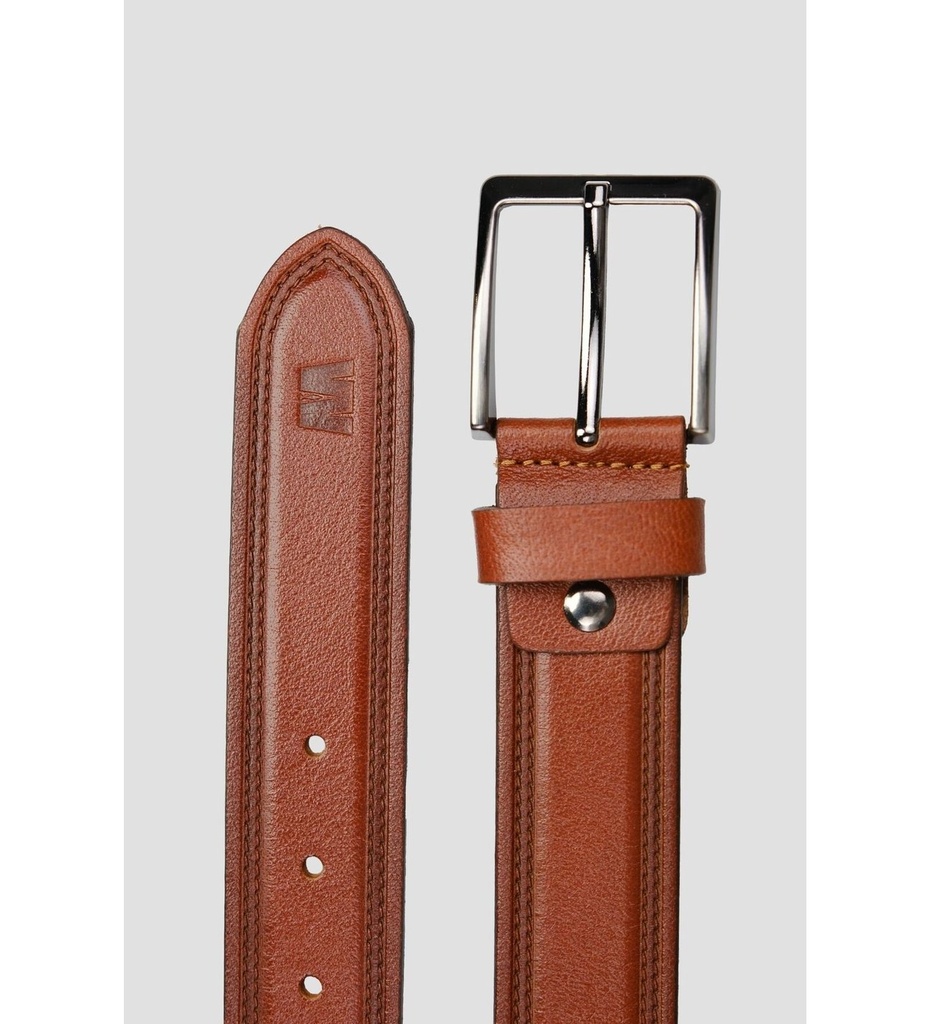 4050 Hakiki Deri Desenli Premium Tek Kat Manda Erkek Kemer