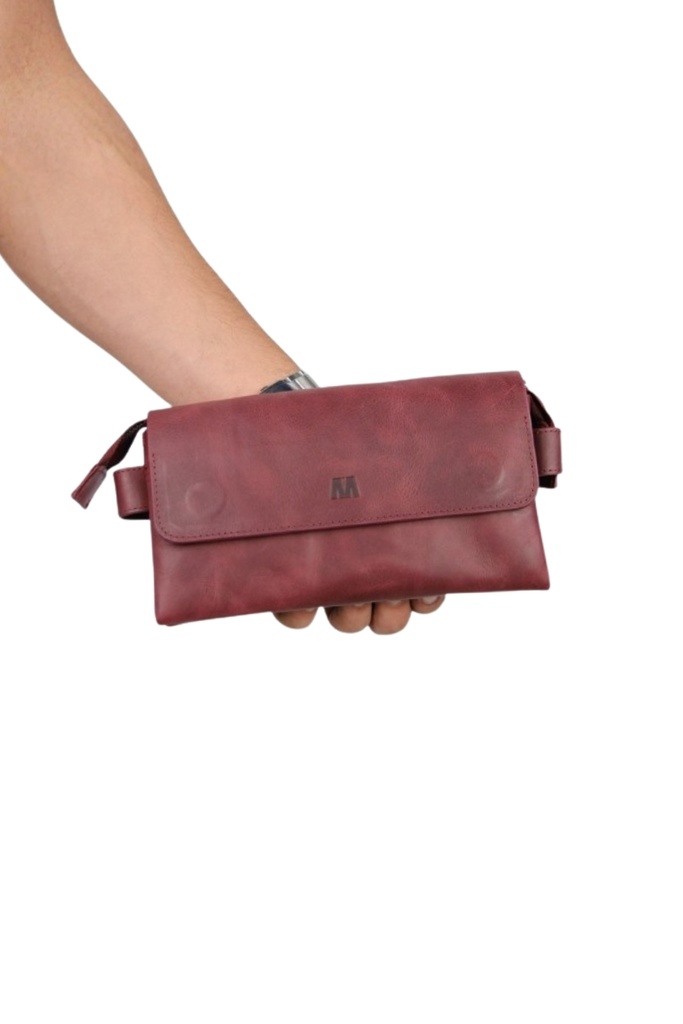 BOLİVA HAKİKİ DERİ UNISEX ÇANTA BORDO(9874)