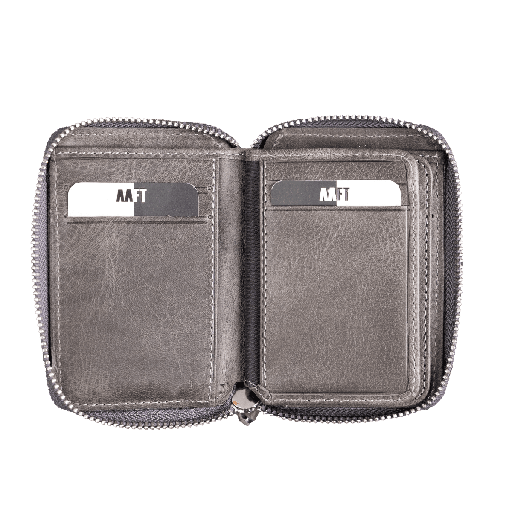 Hakiki Deri Unisex Fermuarlı Cüzdan – Yaprak Bölmeli, İsim Yazılı, Kişiye Özel | Lotus 1616 